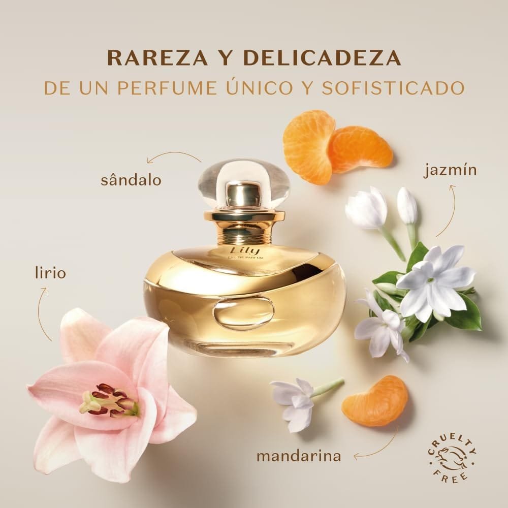 Lily Eau de Parfum suas notas principais
